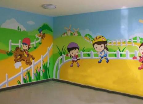 六盘水幼儿园墙体彩绘制作流程及注意事项
