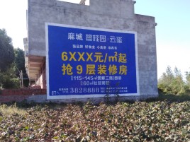 六盘水墙体广告的好处