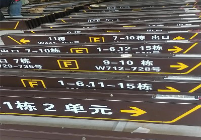 六盘水广告标识中，常见的几种安装方式。